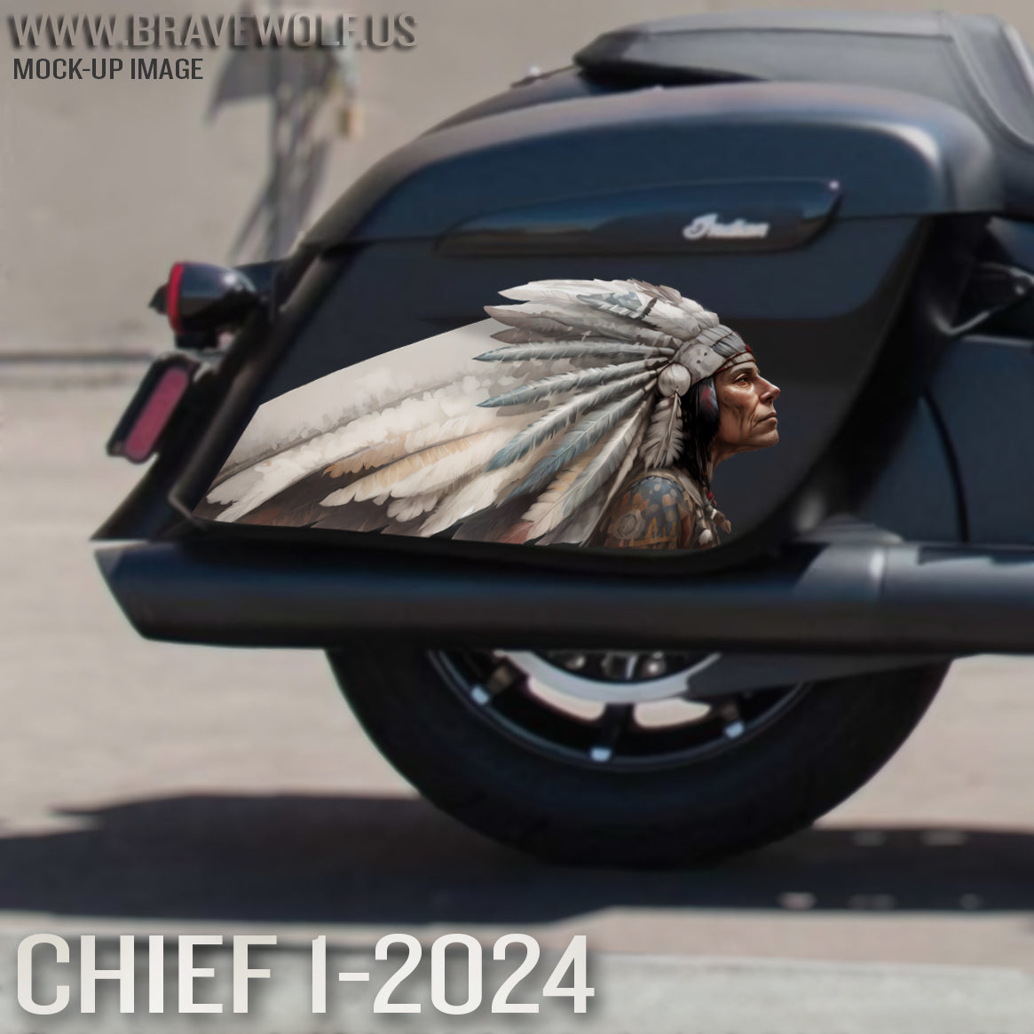 Chief 1-2024 Saddlebag Decals - Color