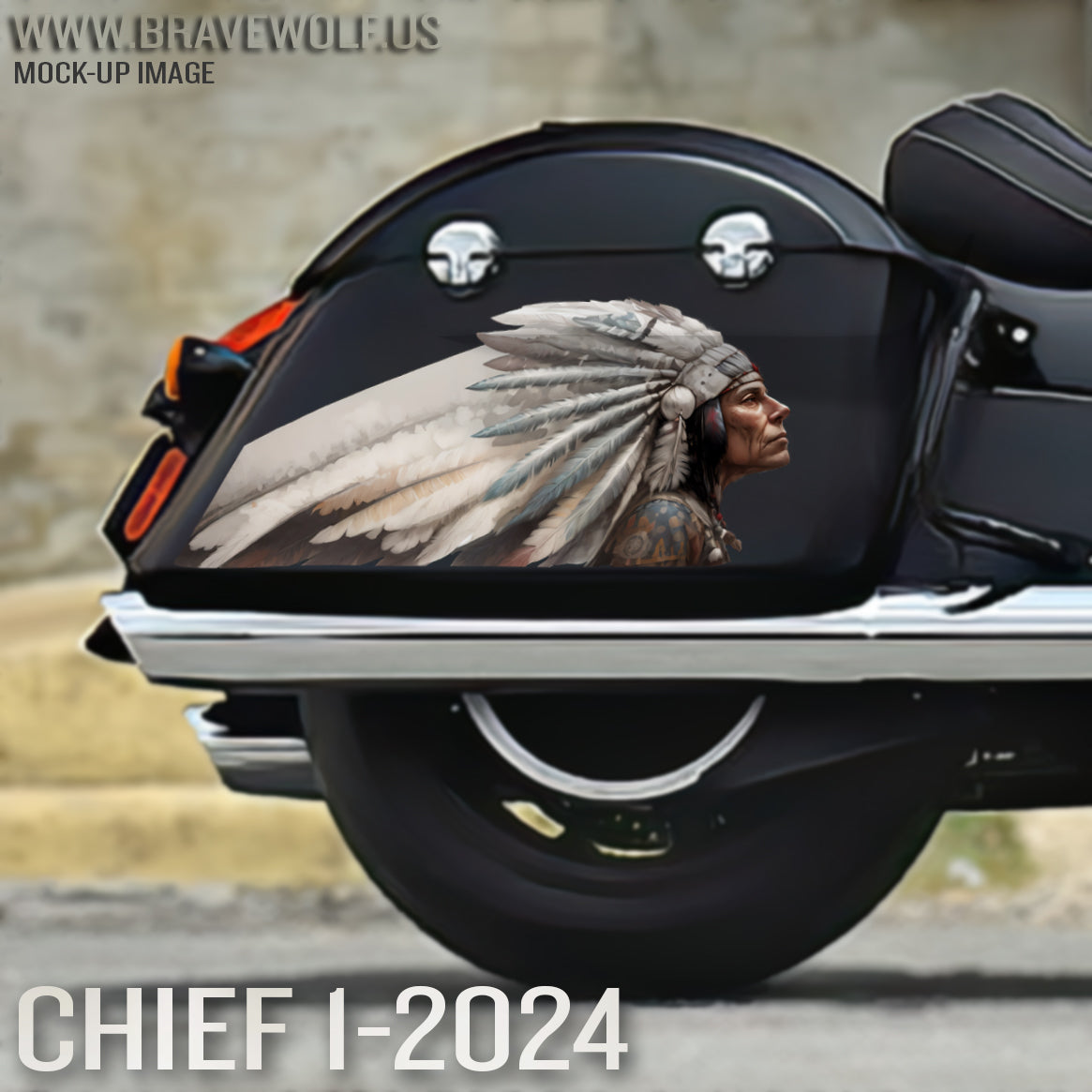 Chief 1-2024 Saddlebag Decals - Color