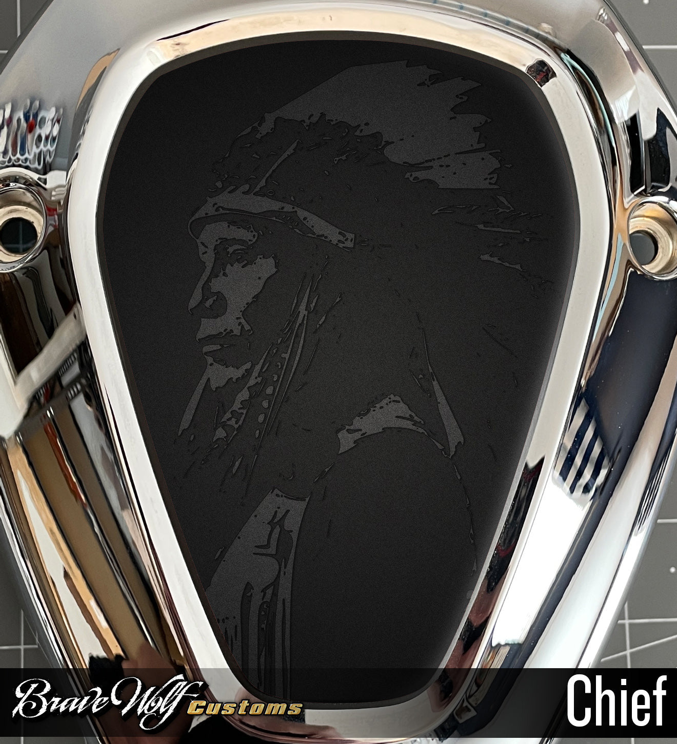 Challenger V-Cover Decal - Chief