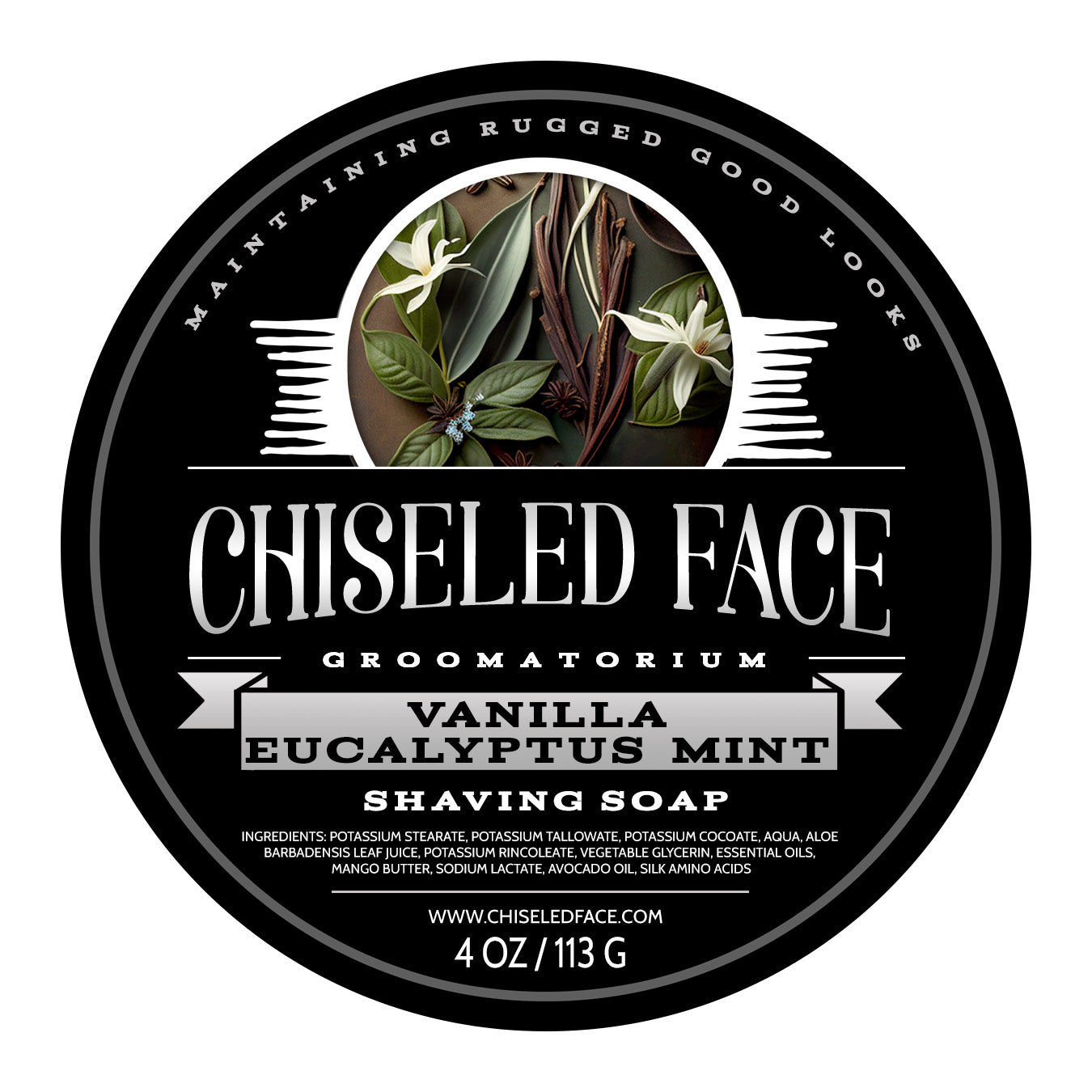 Vanilla Eucalyptus & Mint - Shaving Soap