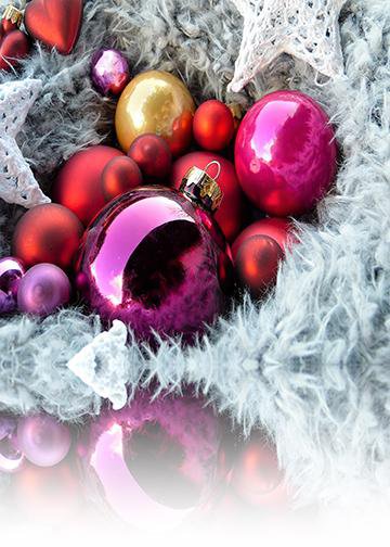 Colorful Christmas Ornaments