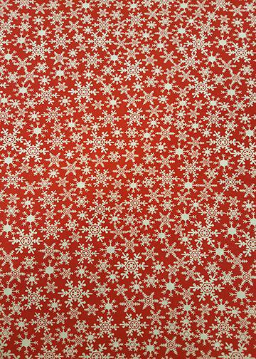 Red Snowflake Wallpaper