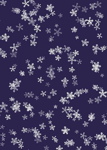 Snowflakes on Purple Wallpaper