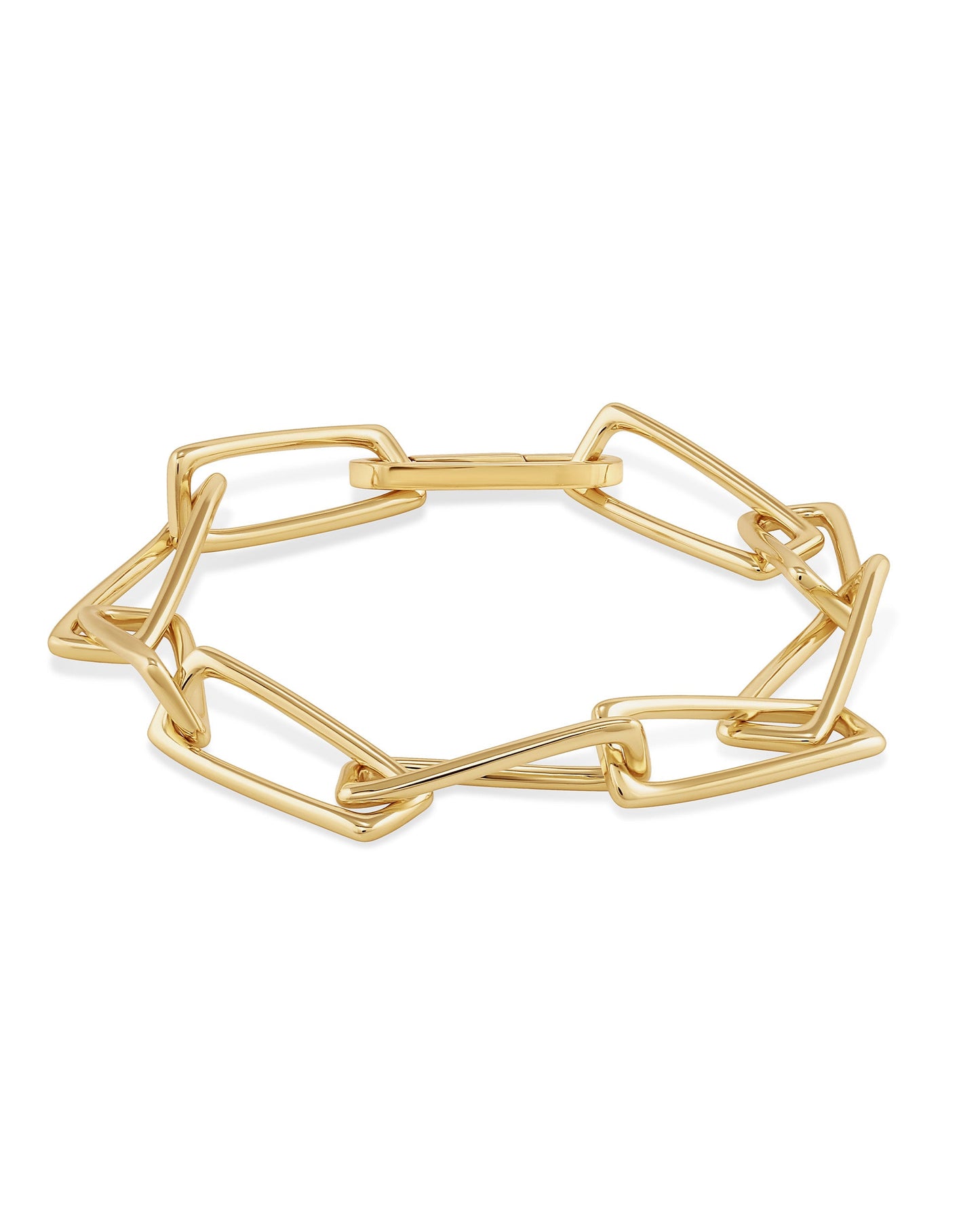 Twisted Clip Bracelet - Gold