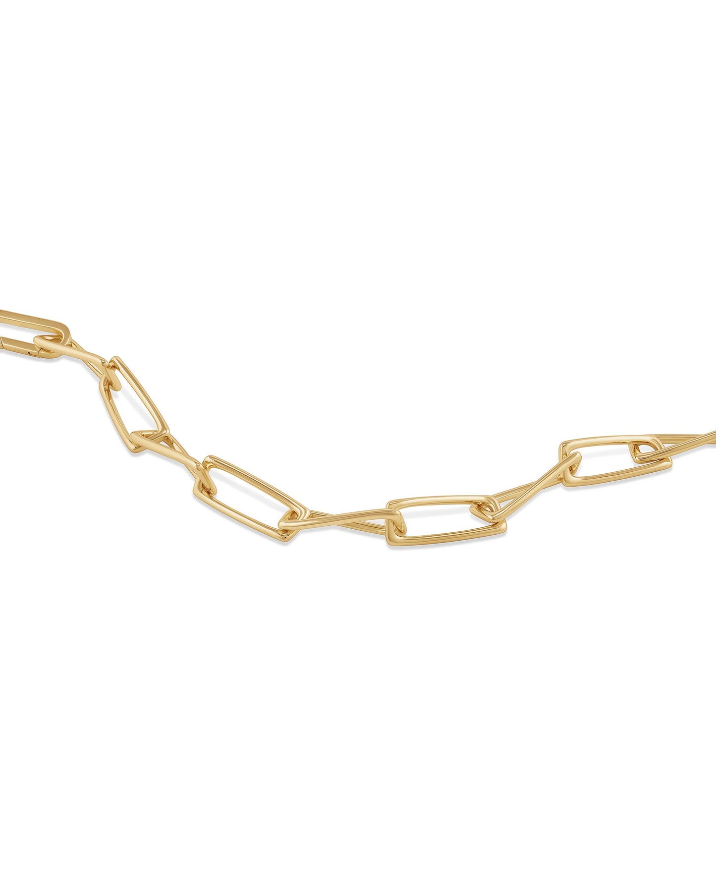 Twisted Clip Bracelet - Gold