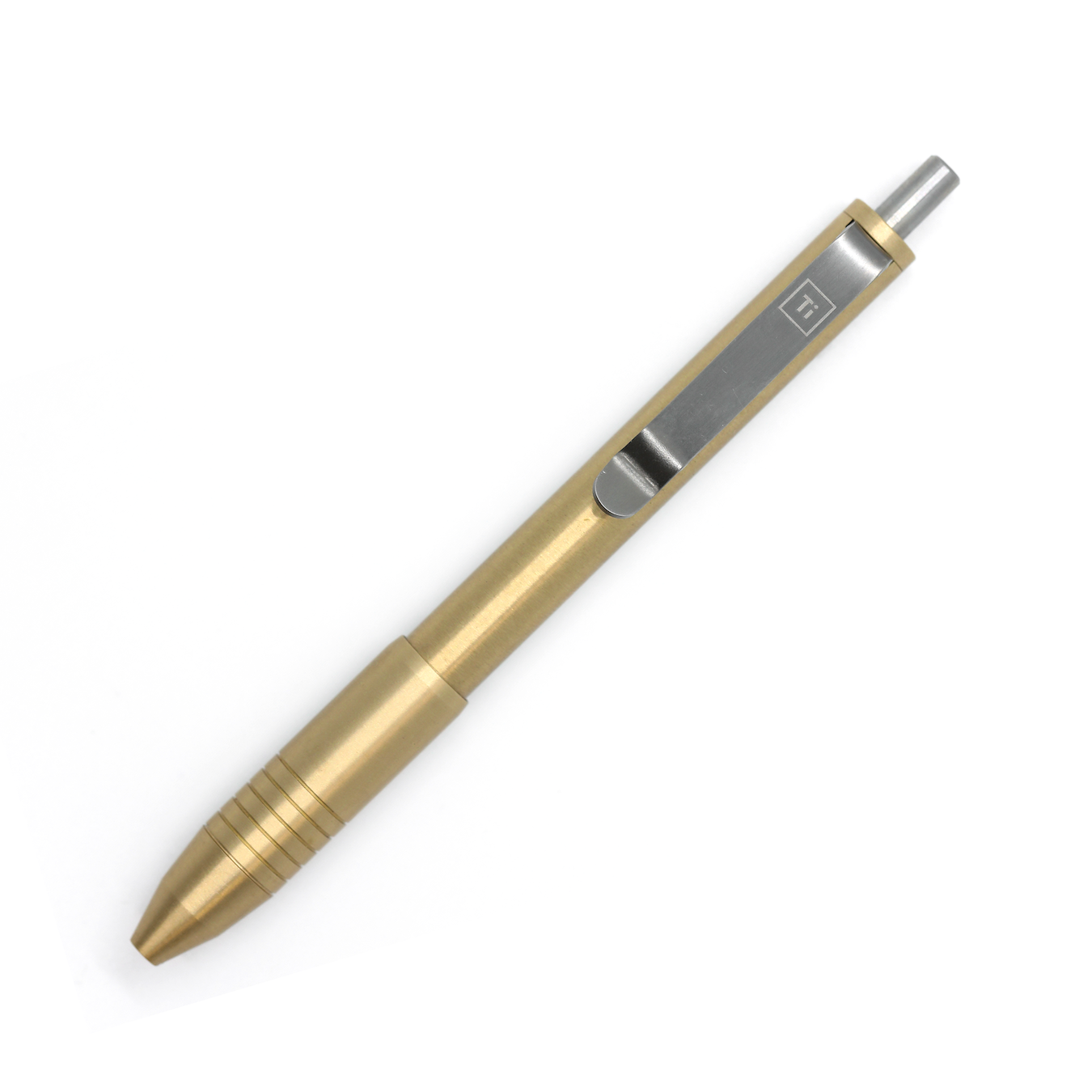 Brass & Copper Click EDC Pen