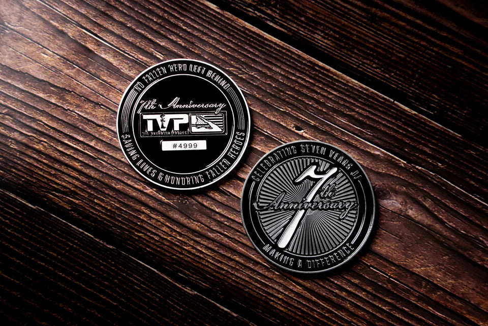 T.V.P. Challenge Coin - 7 Year Anniversary