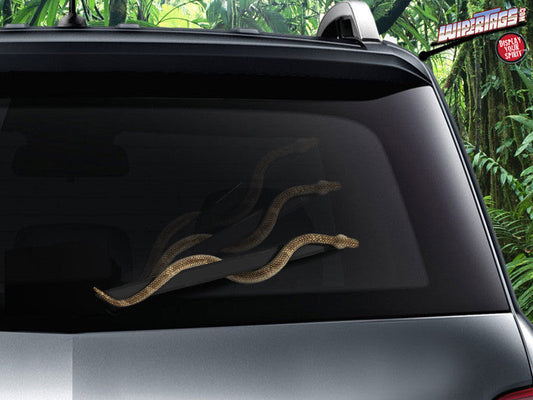 Snake on a Wiper WiperTags - Copper