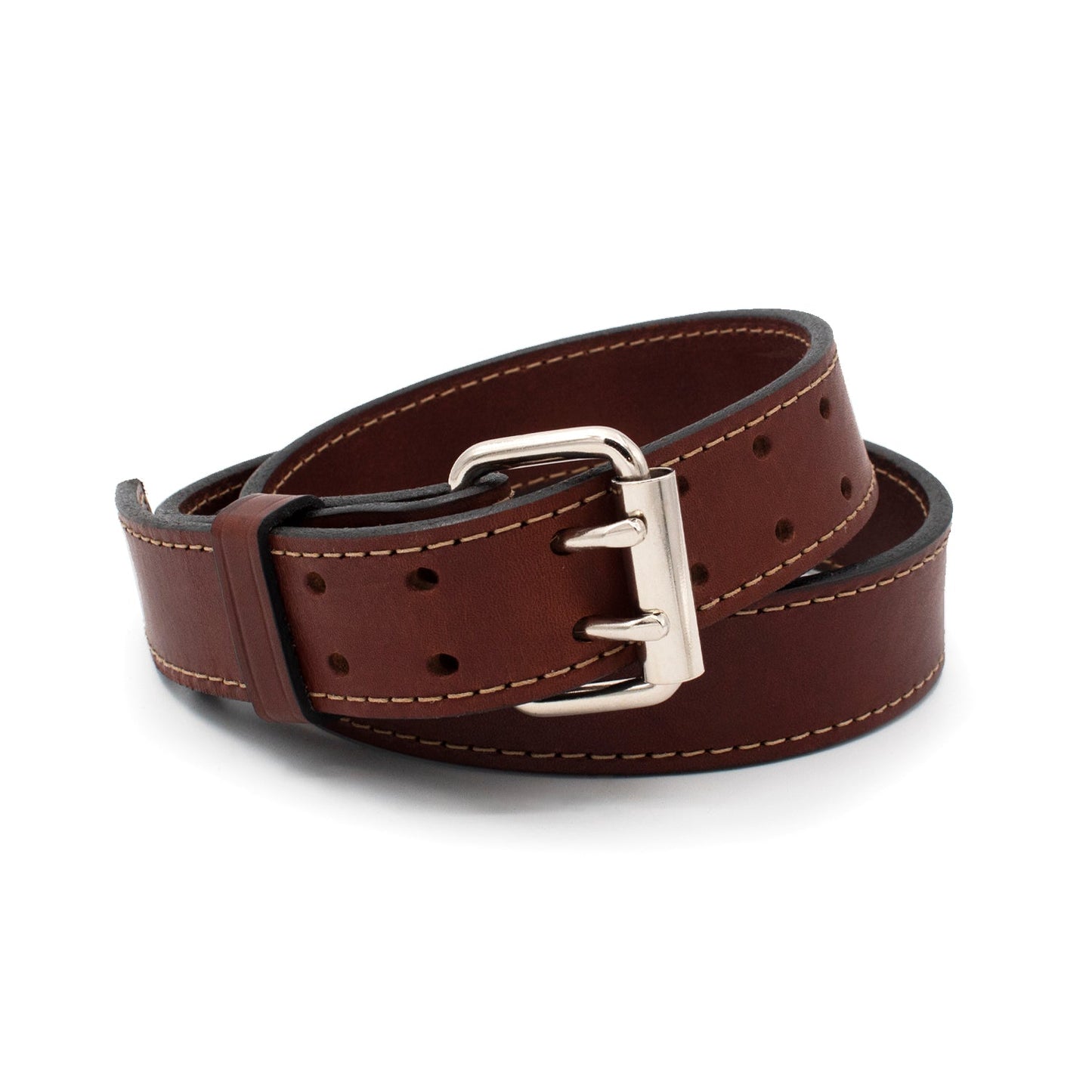 The "Double Tap" Gun Belt | Made in USA | Lifetime Warranty | 14 oz Full Grain Leather CCW Belt