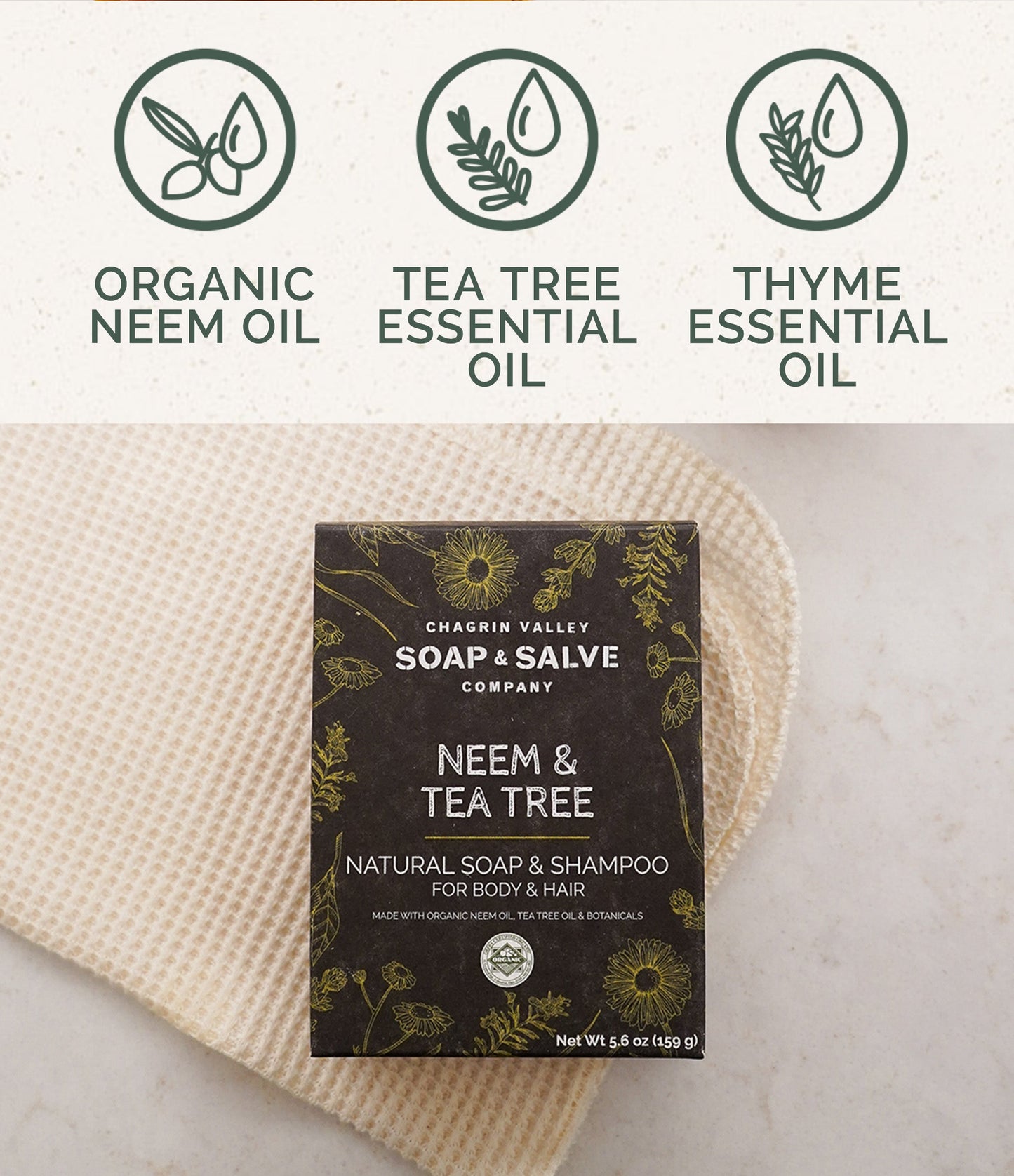 Neem & Tea Tree Body & Hair Shampoo