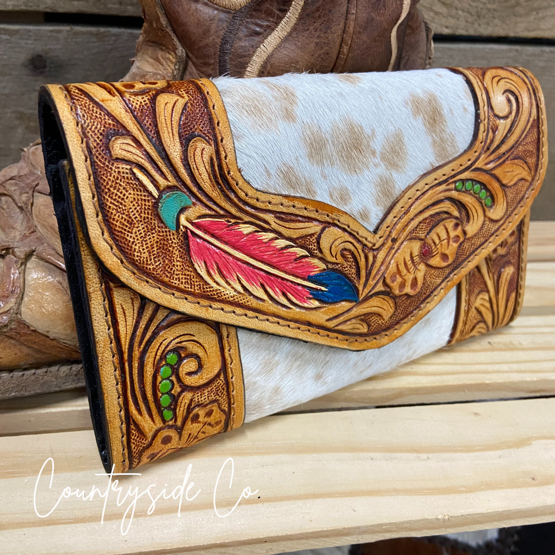 Golden Harvest  Cowhide Wallet