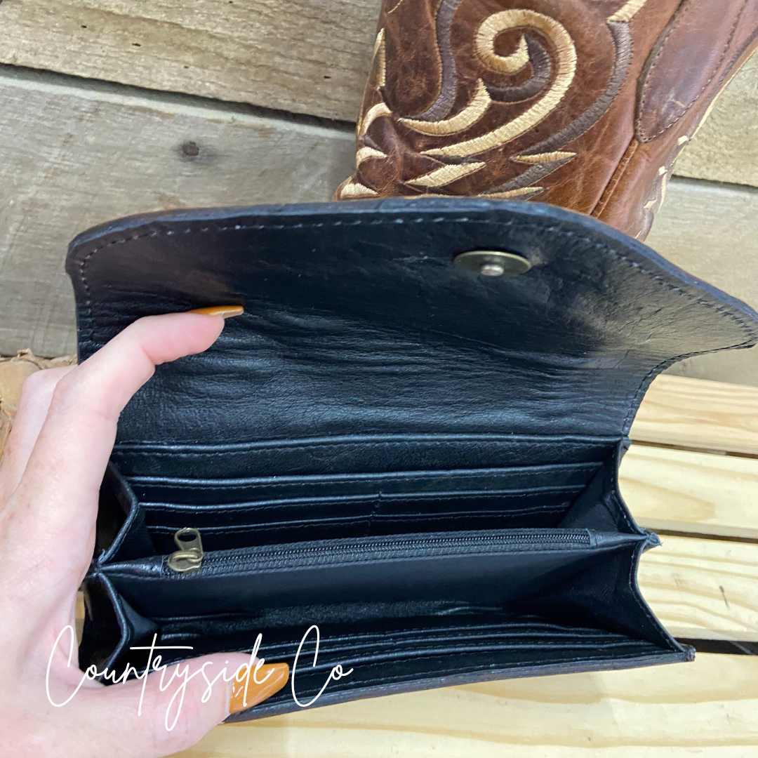 Golden Harvest  Cowhide Wallet