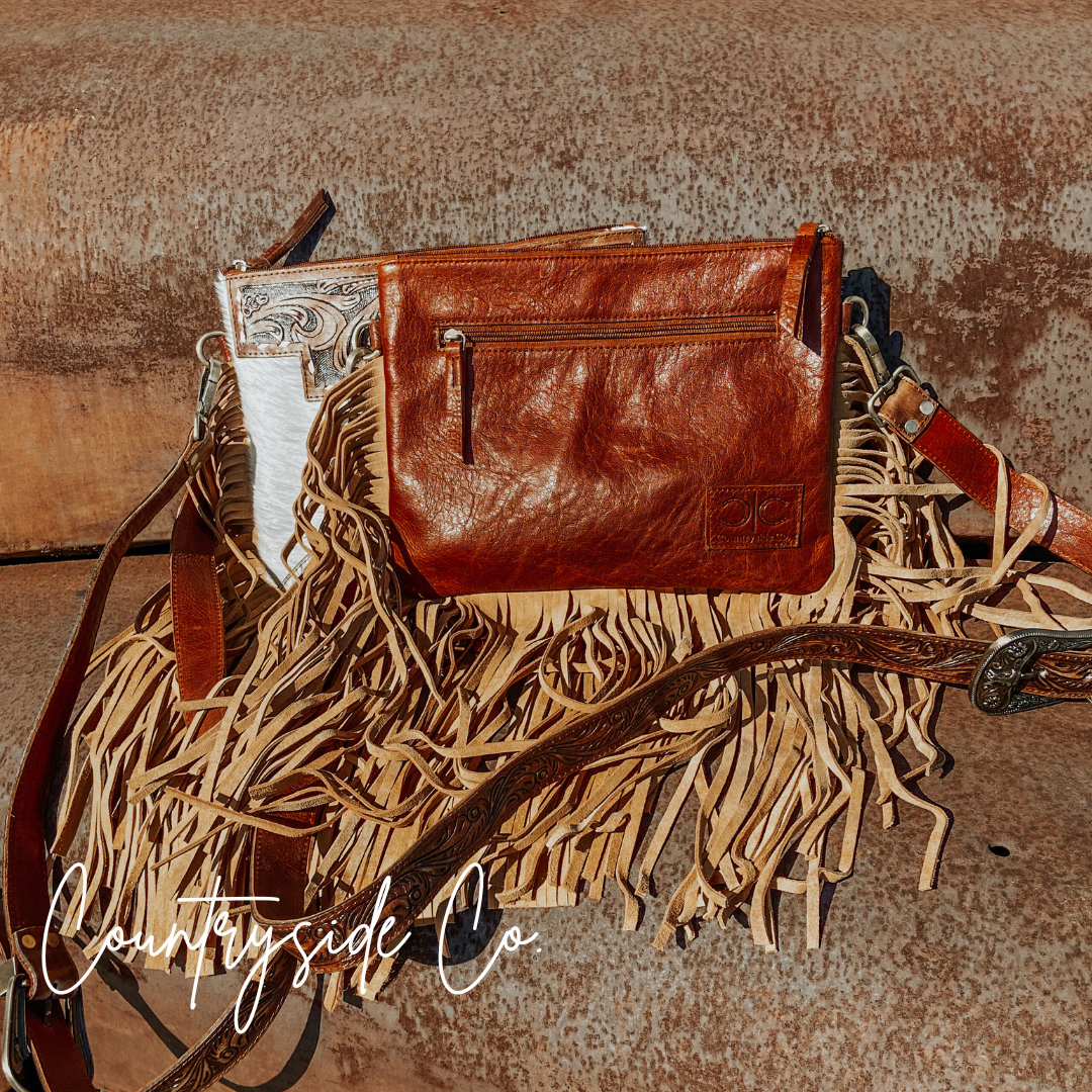 Fort Worth Cowhide Crossbody