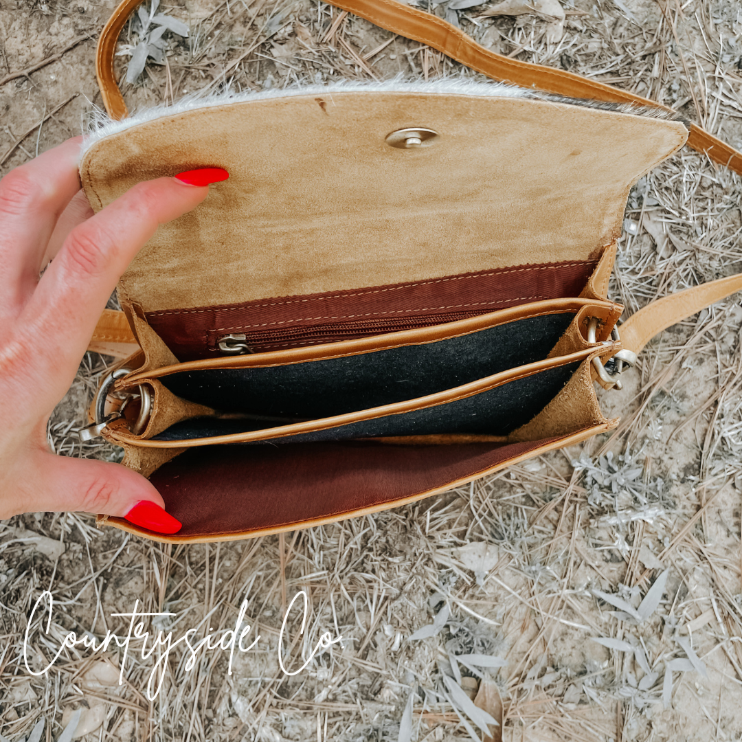 Nashville Chic Cowhide Purse by Countryside Co.