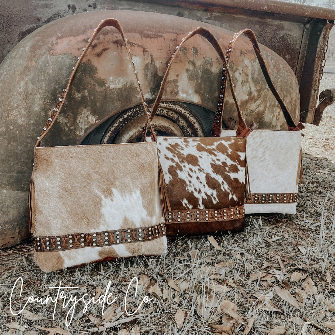 Couture Cowgirl Cowhide Purse by Countryside Co.