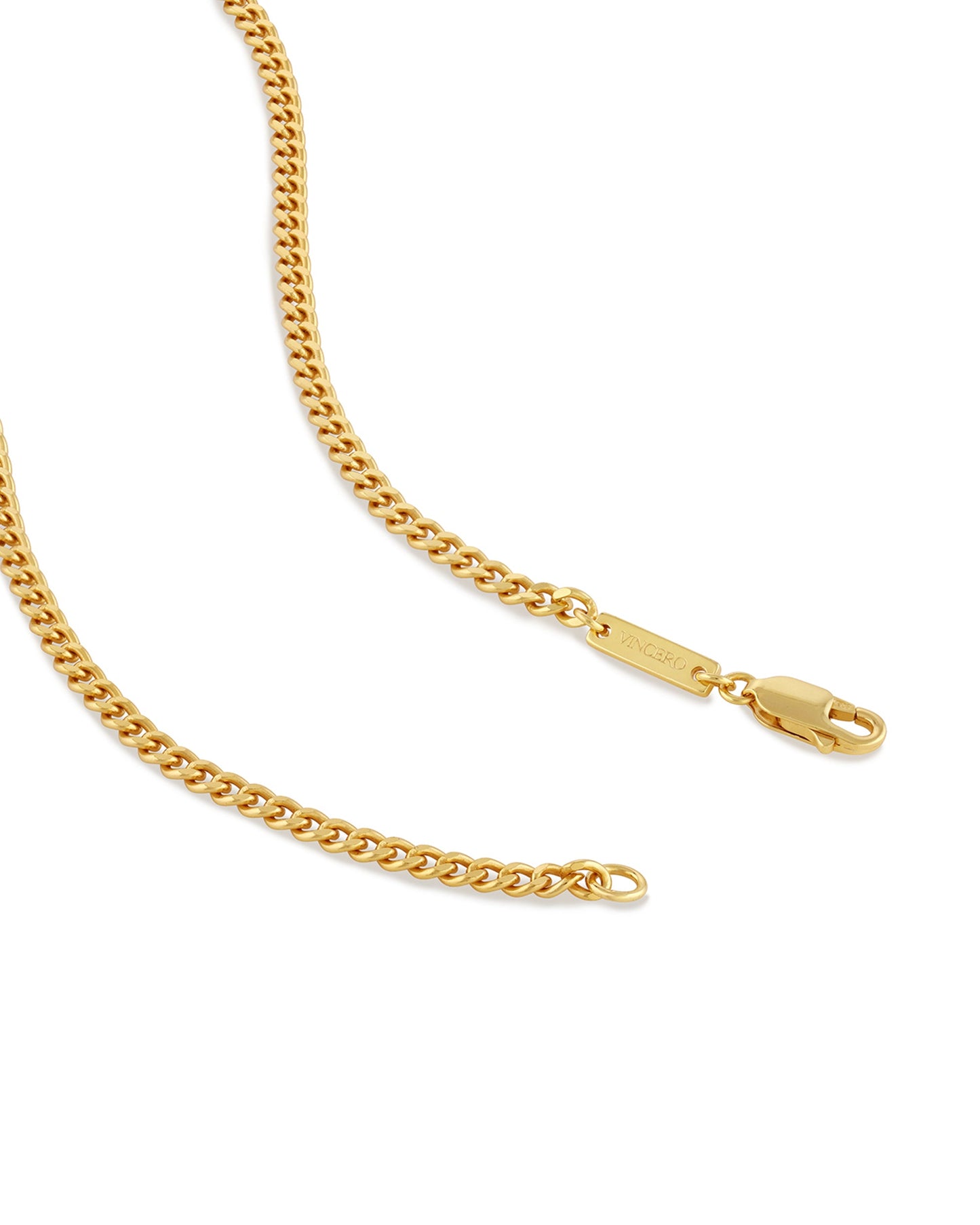 Curb Chain Necklace, 3MM - Gold