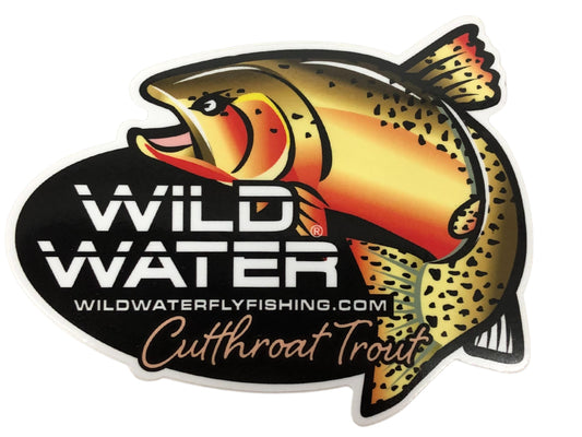 Cutthroat Trout Sticker | Wild Water Fly Fishing