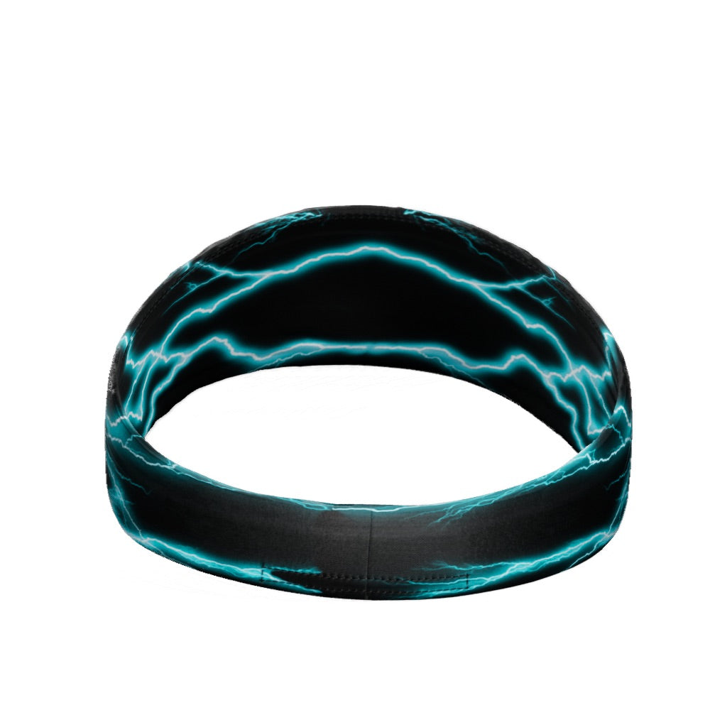 Cyan Lightning Headband