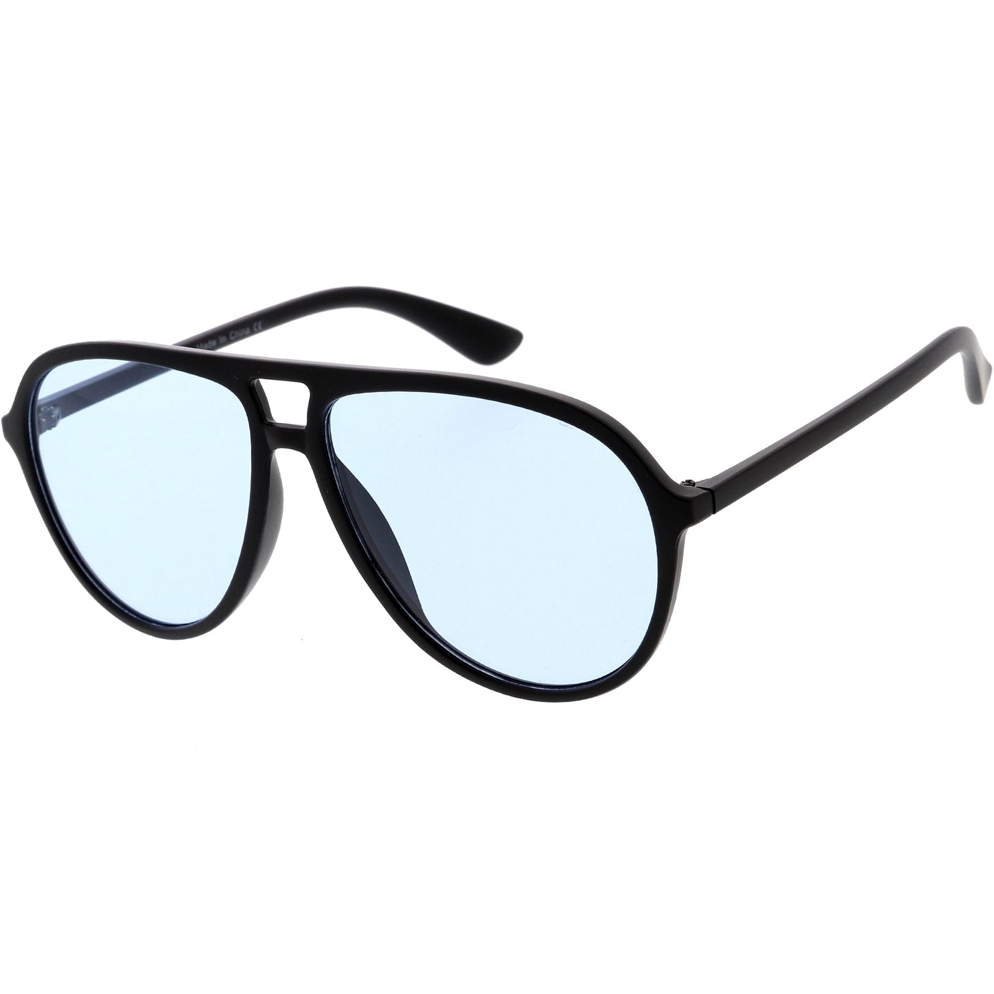 Classic 80s Inspired Color Tinted Lens Retro Aviator Sunglasses D015