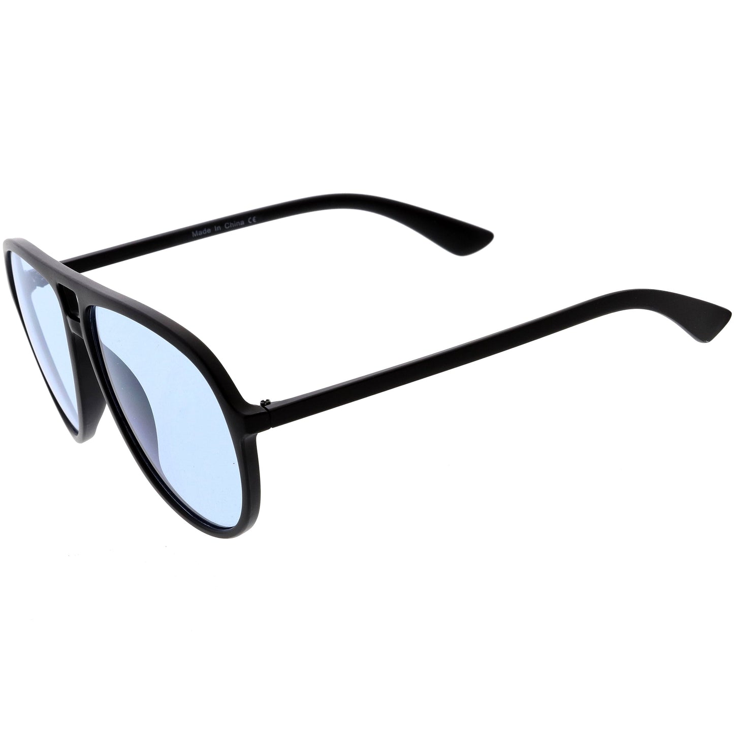 Classic 80s Inspired Color Tinted Lens Retro Aviator Sunglasses D015