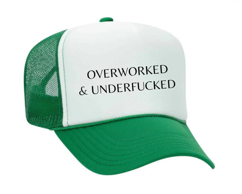 Overworked Trucker Hat