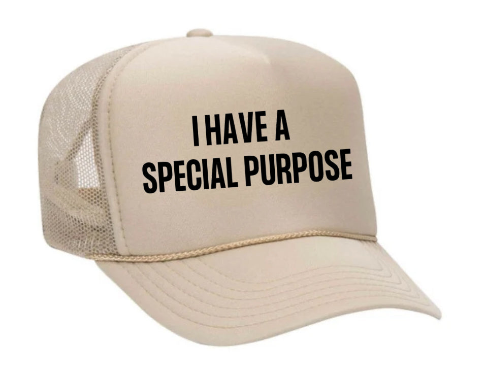 I Have A Special Purpose Trucker Hat