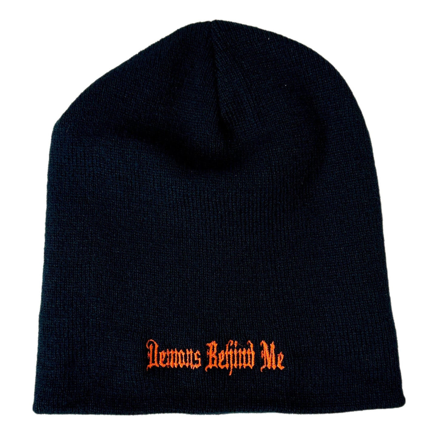 Center Bolt Black Beanie