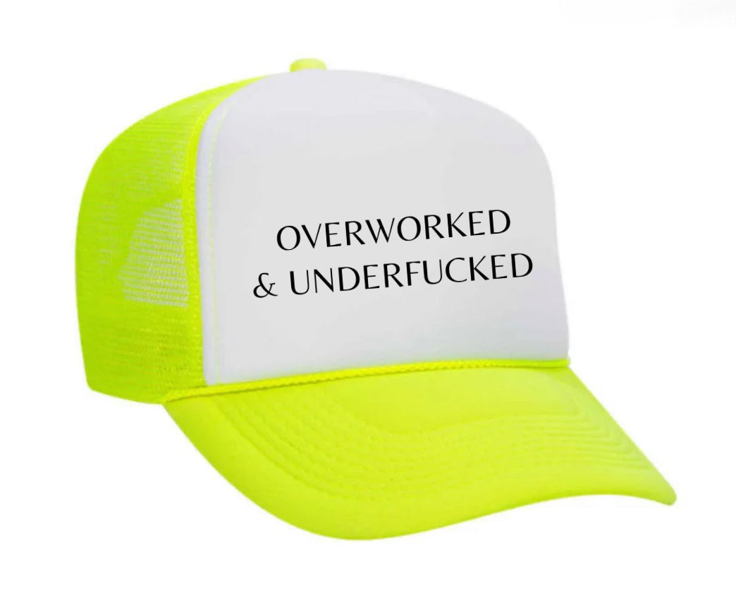 Overworked Trucker Hat