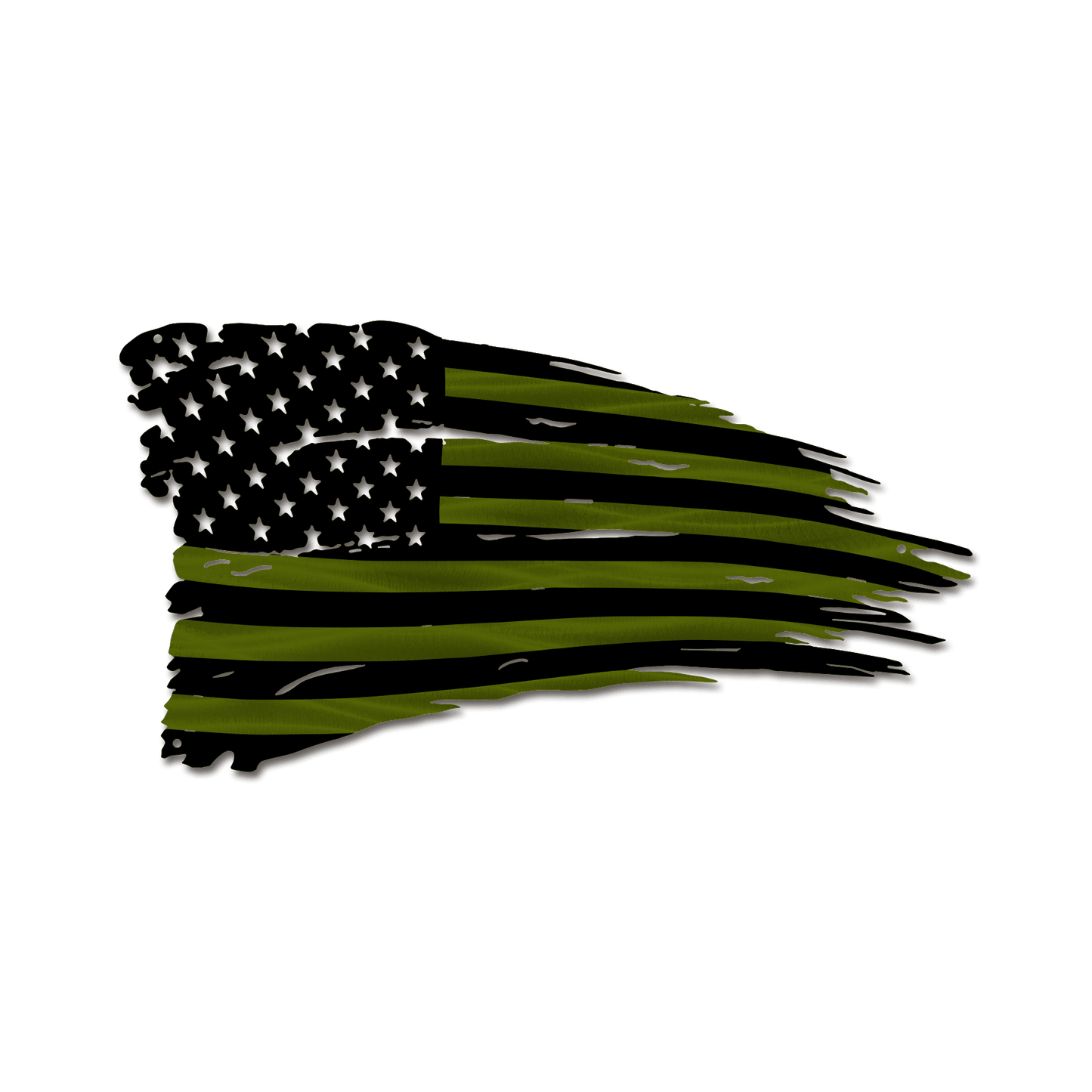 Distressed American Battle Flag