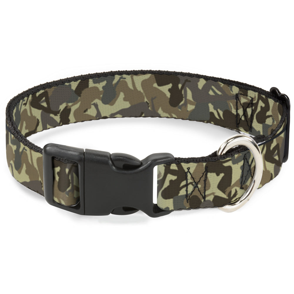 Plastic Clip Collar - Mud Flap Girls Camo Browns