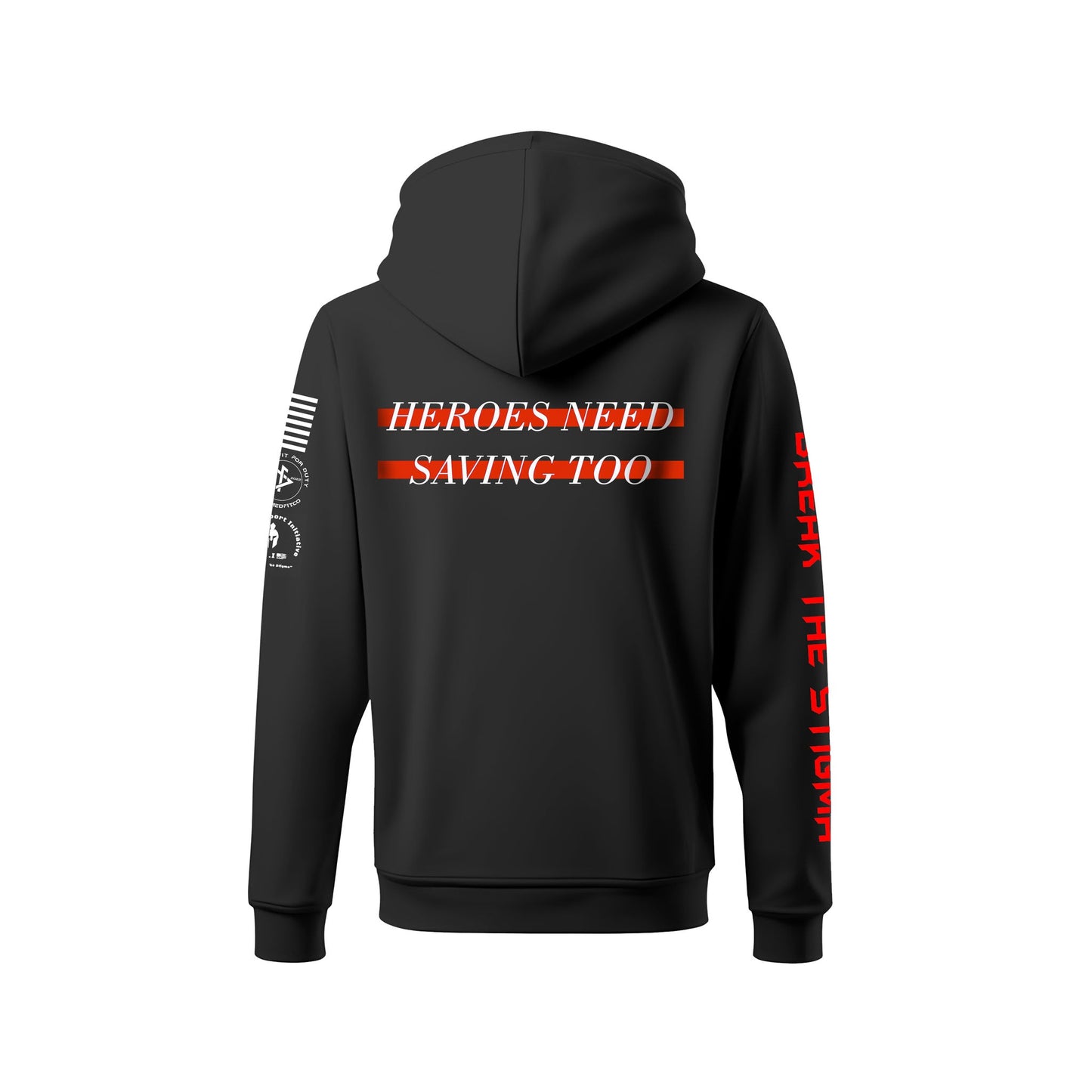 Stigma Breaking Hoodie- Red Line