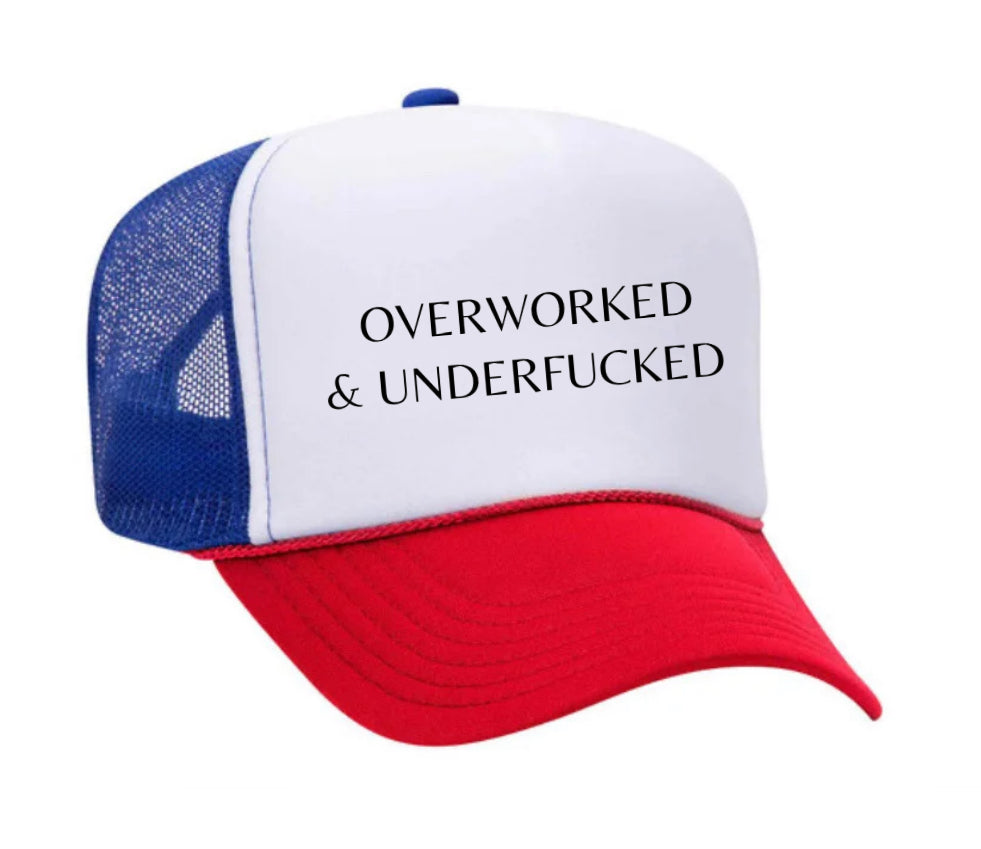 Overworked Trucker Hat