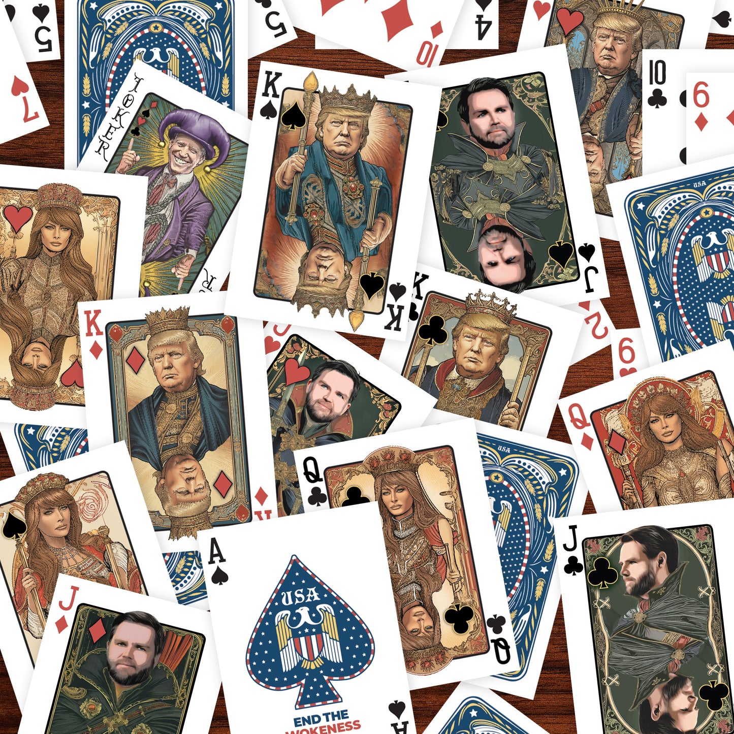 Trump Poker Card Deck