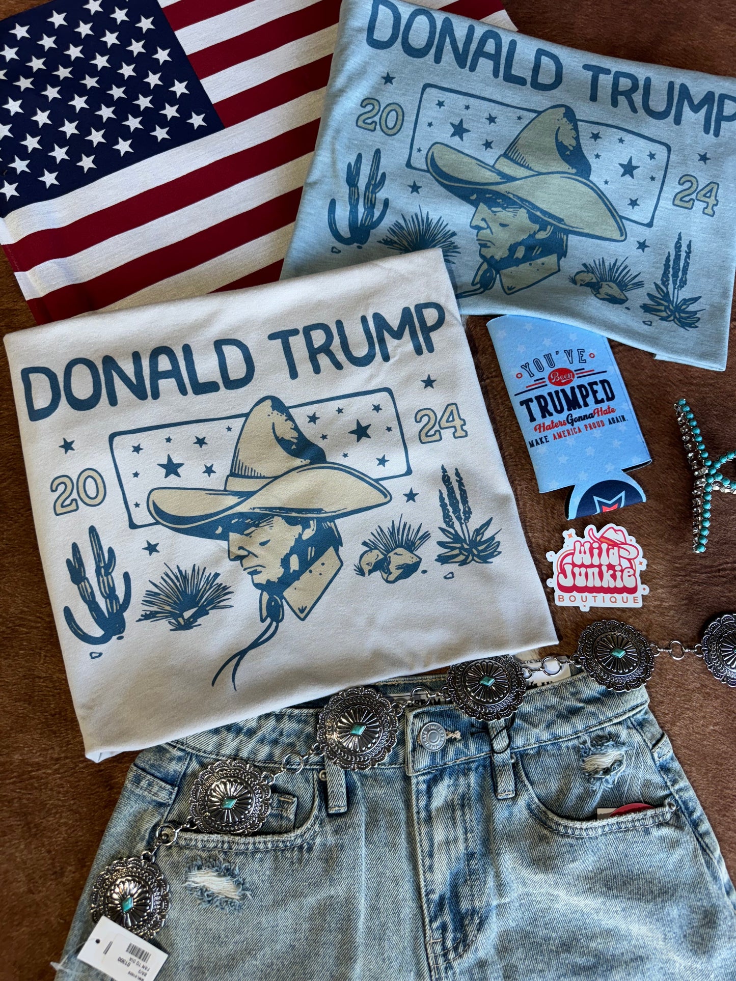 Donald Trump Desert Cowboy Graphic Tee