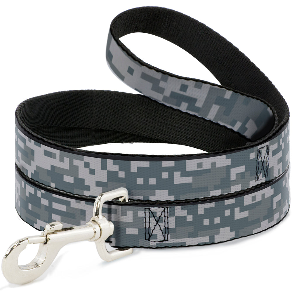 Dog Leash - Digital Camo2 Grays