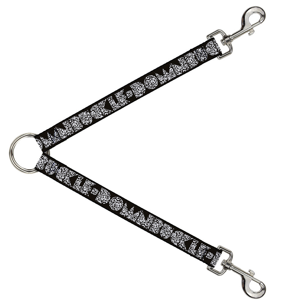 Dog Leash Splitter - BUCKLE-DOWN Shapes Black/Camo White/Black