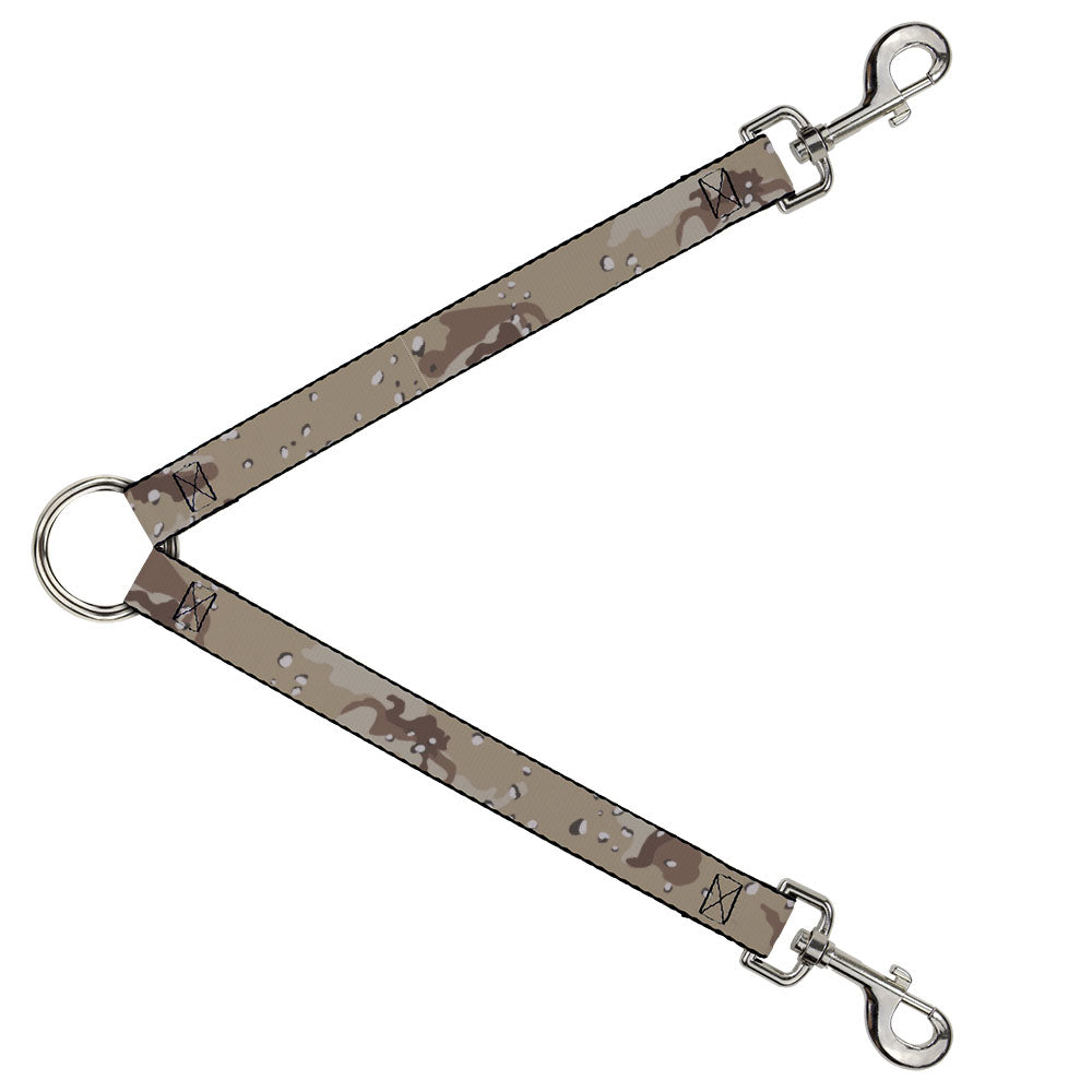 Dog Leash Splitter - Desert Camo Tans/Browns