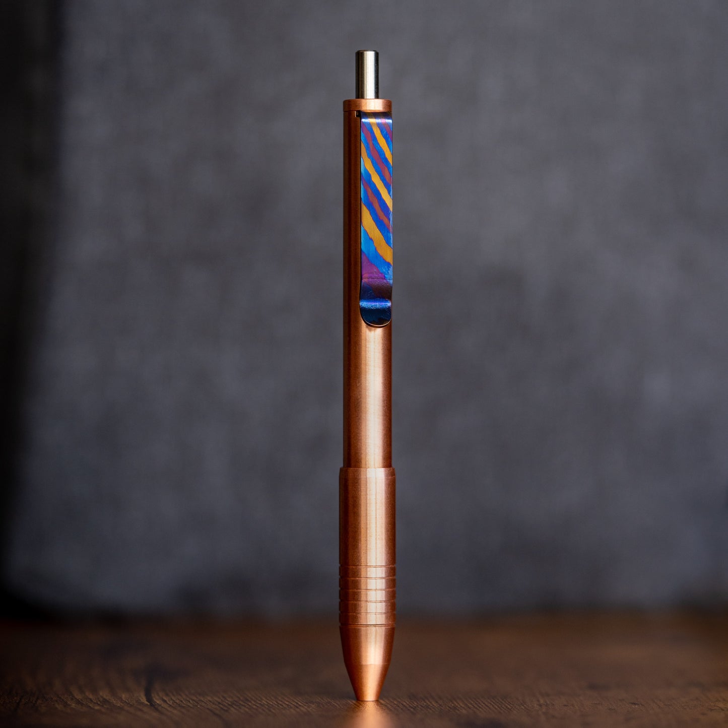 Brass & Copper Click EDC Pen