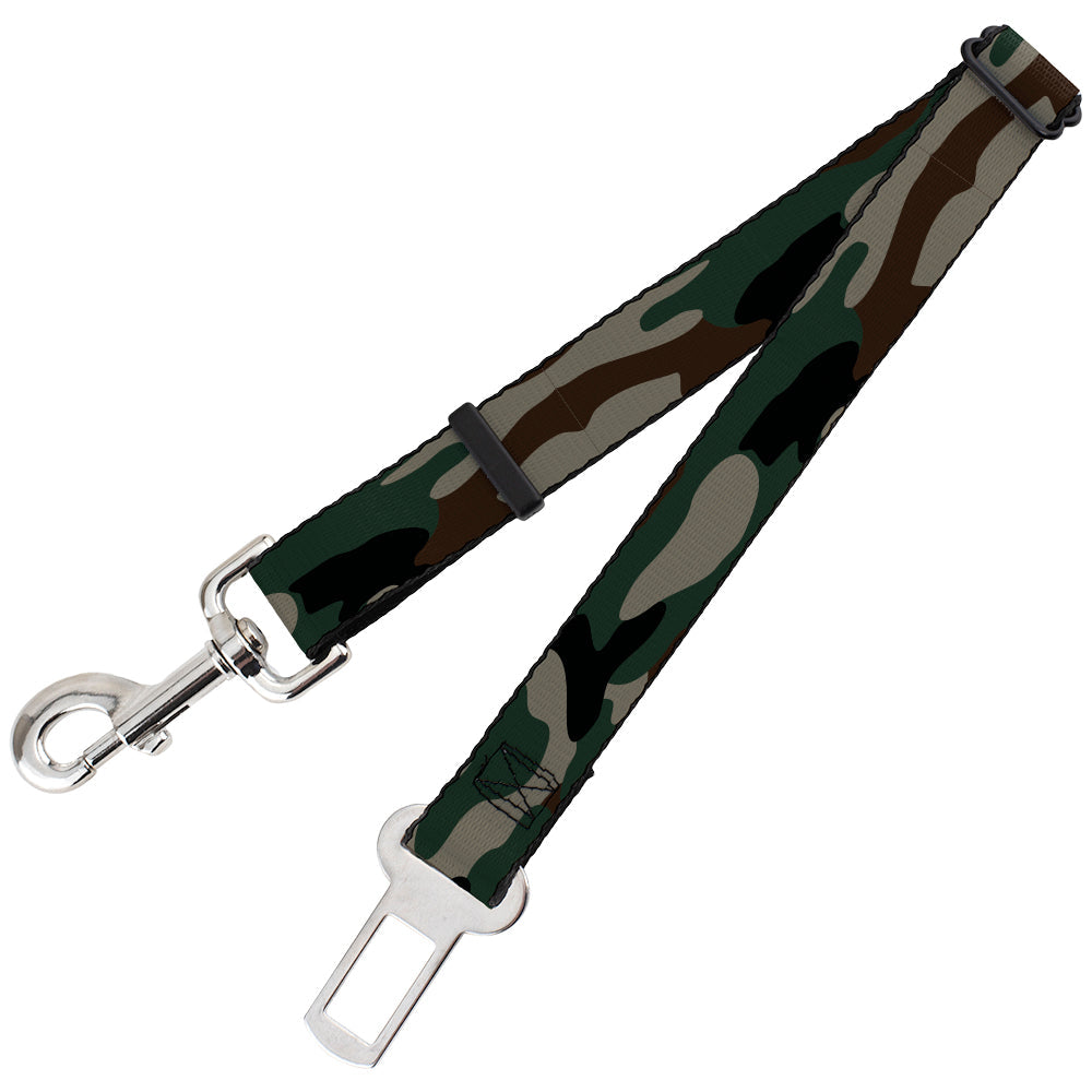 Dog Safety Seatbelt for Cars - Camo Olive3