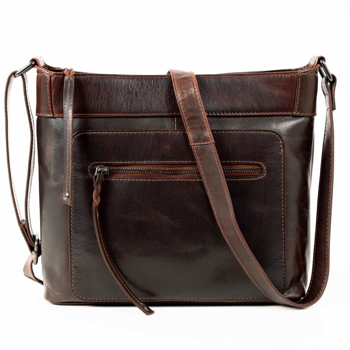 Concealed Carry Delaney Leather Crossbody by Lady Conceal