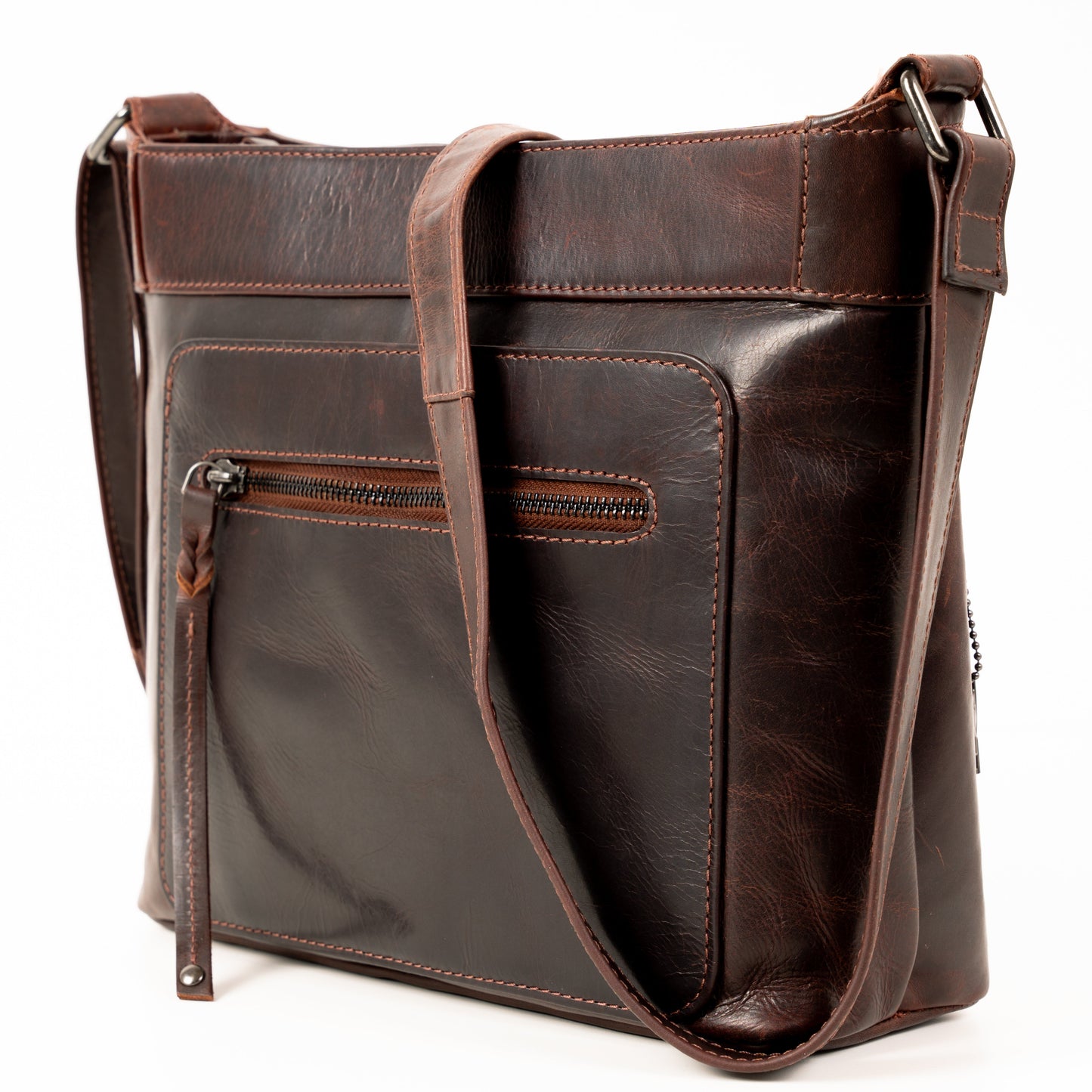 Concealed Carry Delaney Leather Crossbody by Lady Conceal