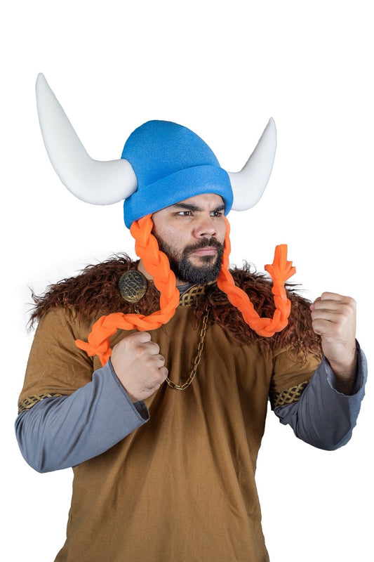 Viking with Braids Hat