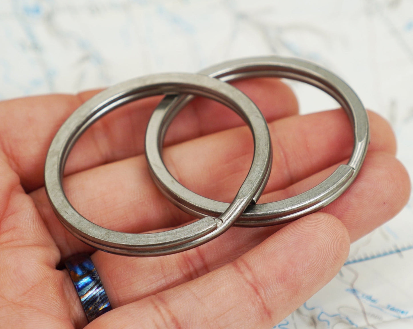 50mm Ti Split Rings ( 2 Pack )