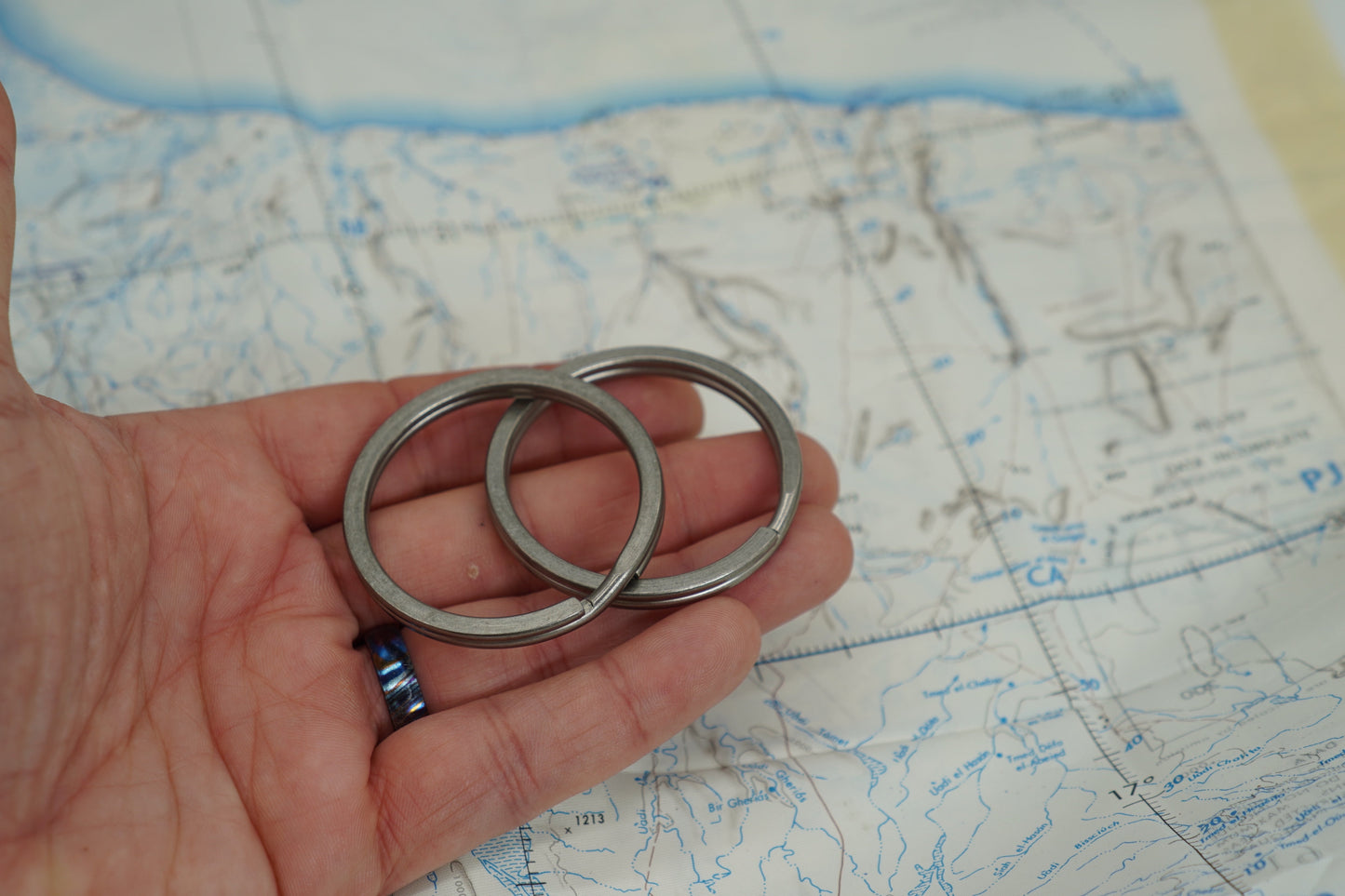 50mm Ti Split Rings ( 2 Pack )