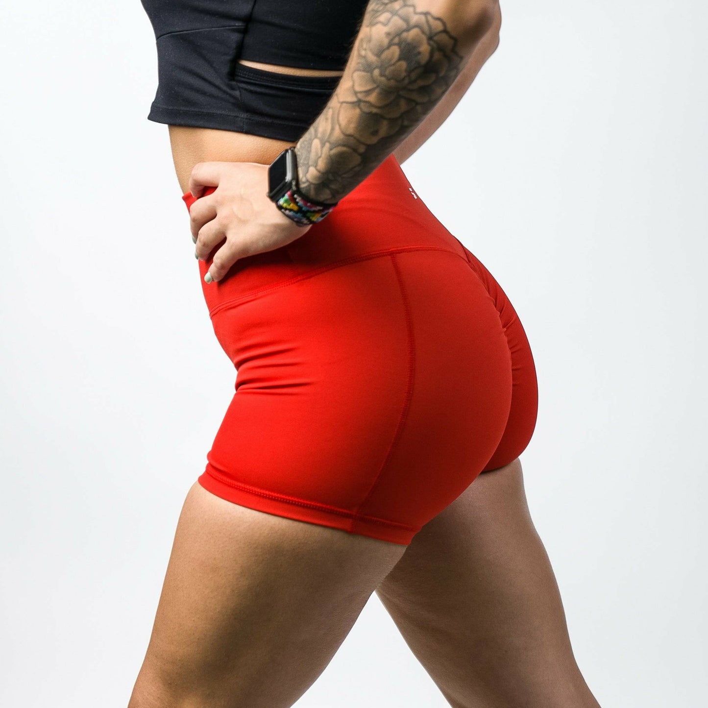 HIGH WAISTED LADIES BUTT SCRUNCH COMPRESSION SHORTS - SEXY YET SAVAGE COLLECTION