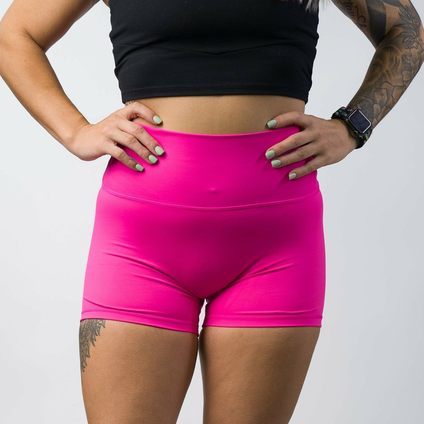 HIGH WAISTED LADIES BUTT SCRUNCH COMPRESSION SHORTS - SEXY YET SAVAGE COLLECTION