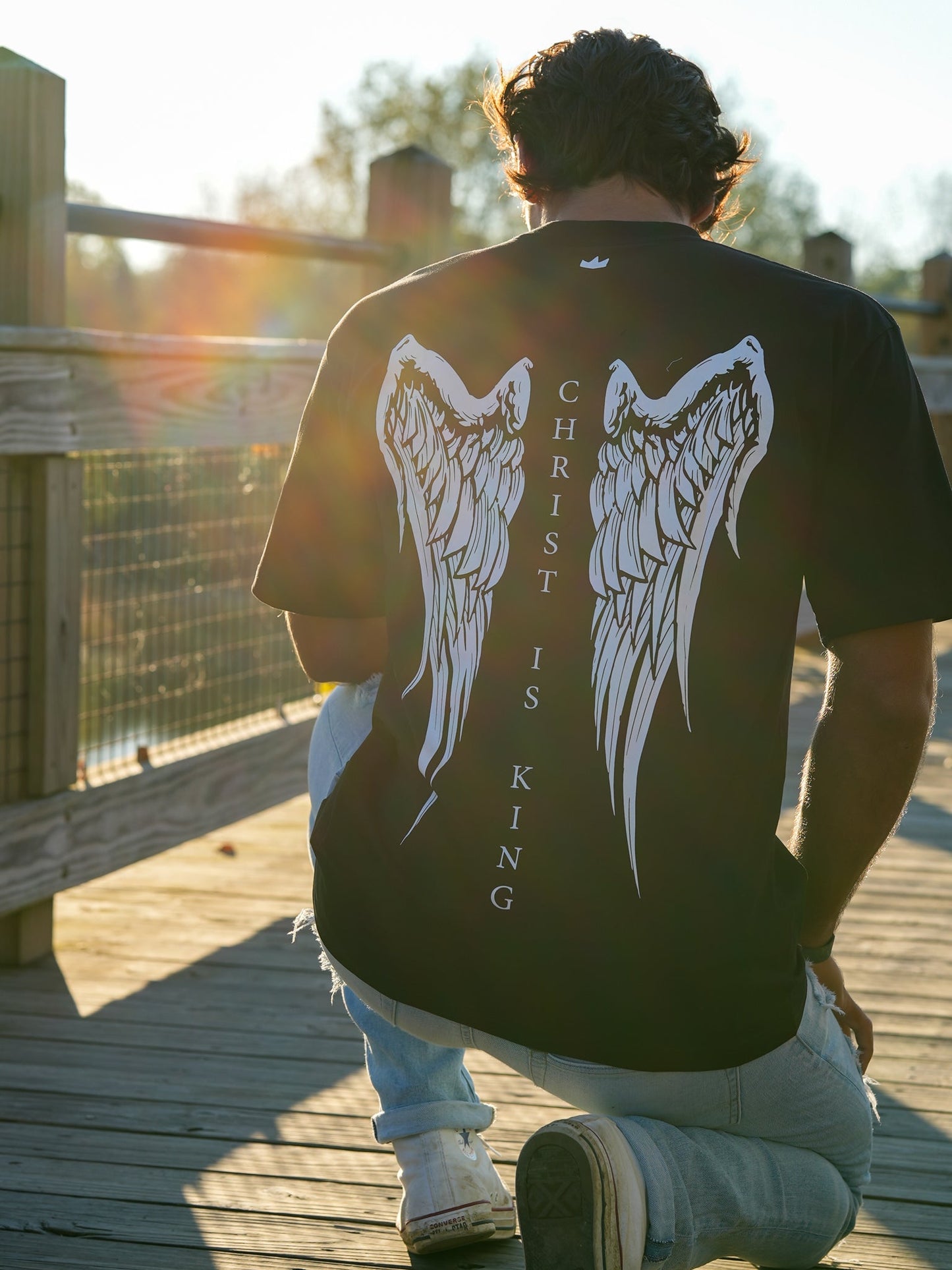 Christ Is King Wing Tee