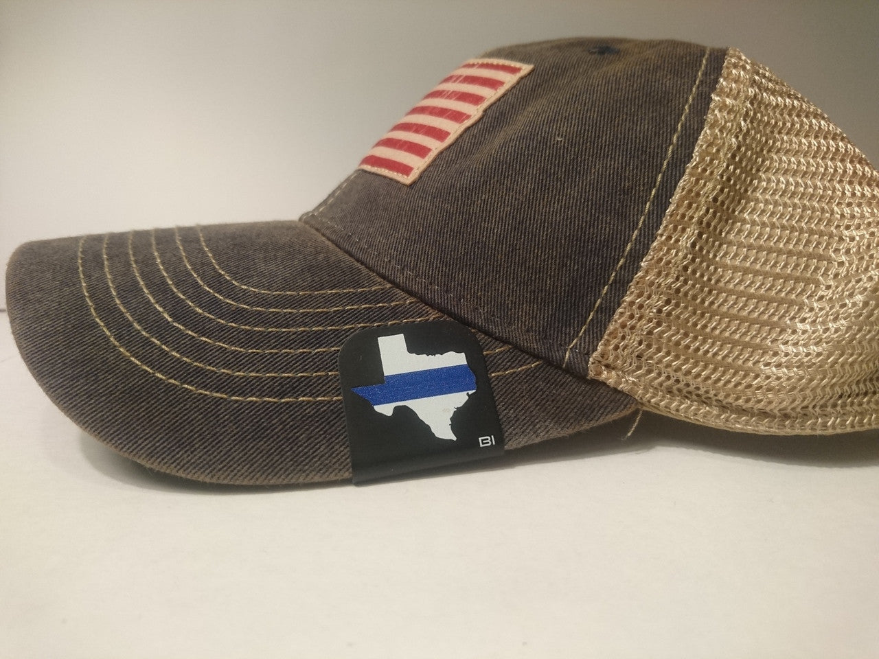 Hat clip Brim-it Thin Blue Line Texas