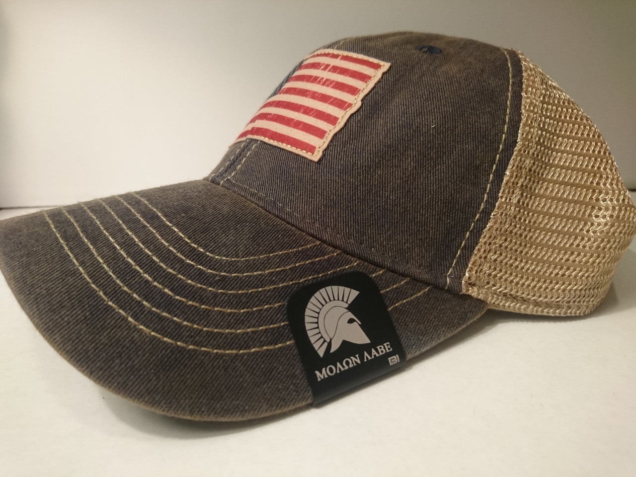 Hat clip Brim-it Molon labe spartan black