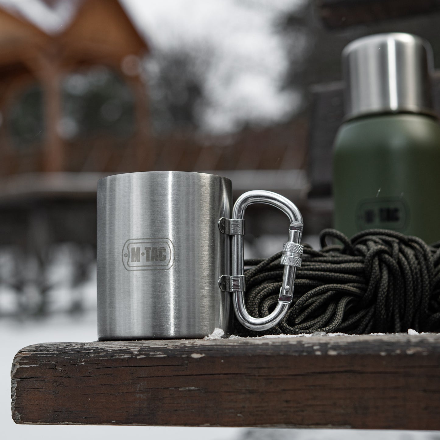 M-Tac Thermo Mug 9oz with Carabiner